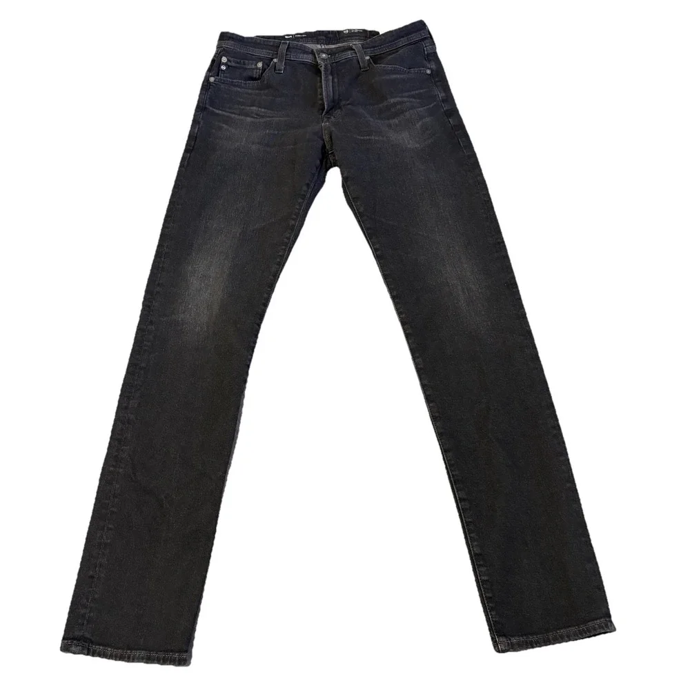 AG Adriano Goldschmied Jeans Mens Fits 30x34 Black Tellis Modern Slim Stretch